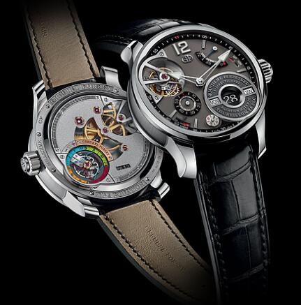 Greubel Forsey QP a Equation White gold Black Replica Watch